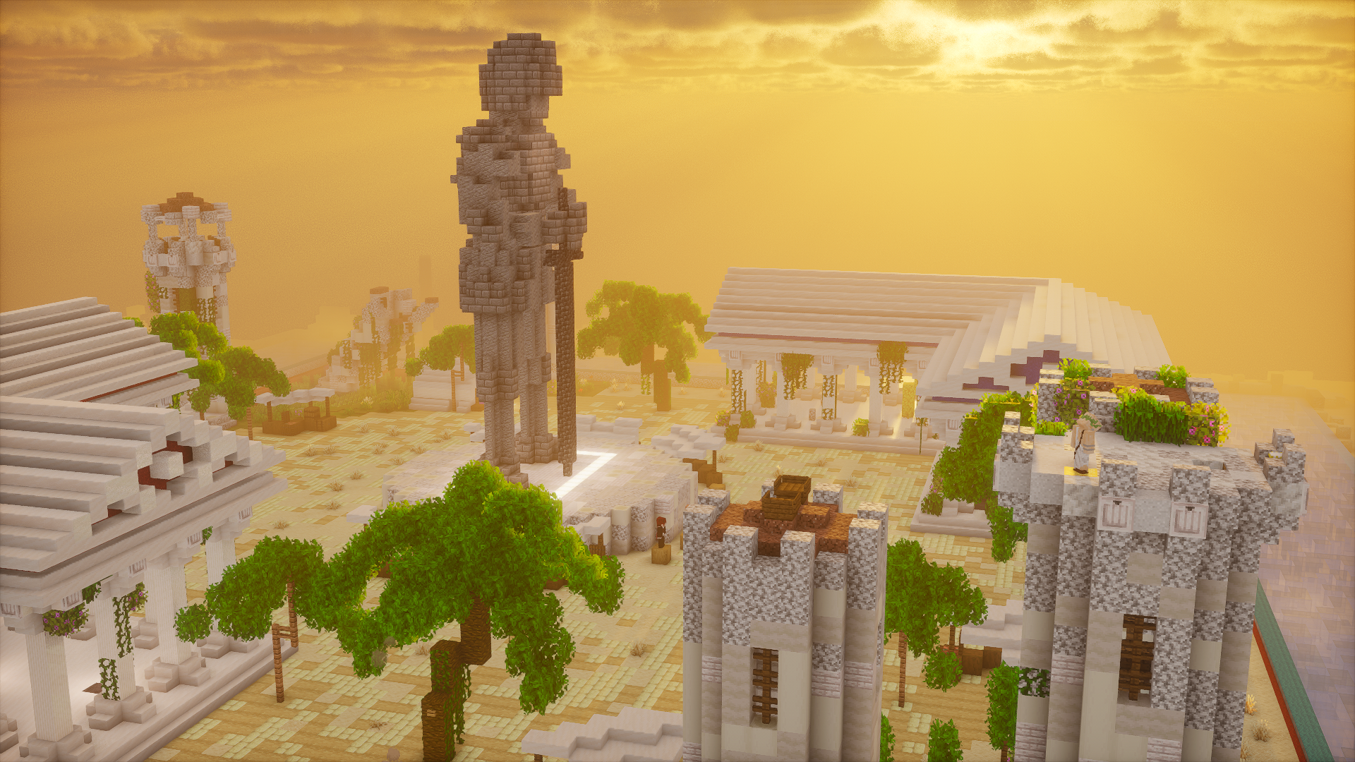 Le spawn du PurpleSMP