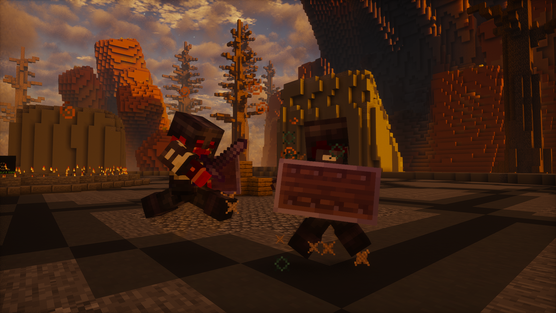 Un événement KOTH sur le PurpleSMP